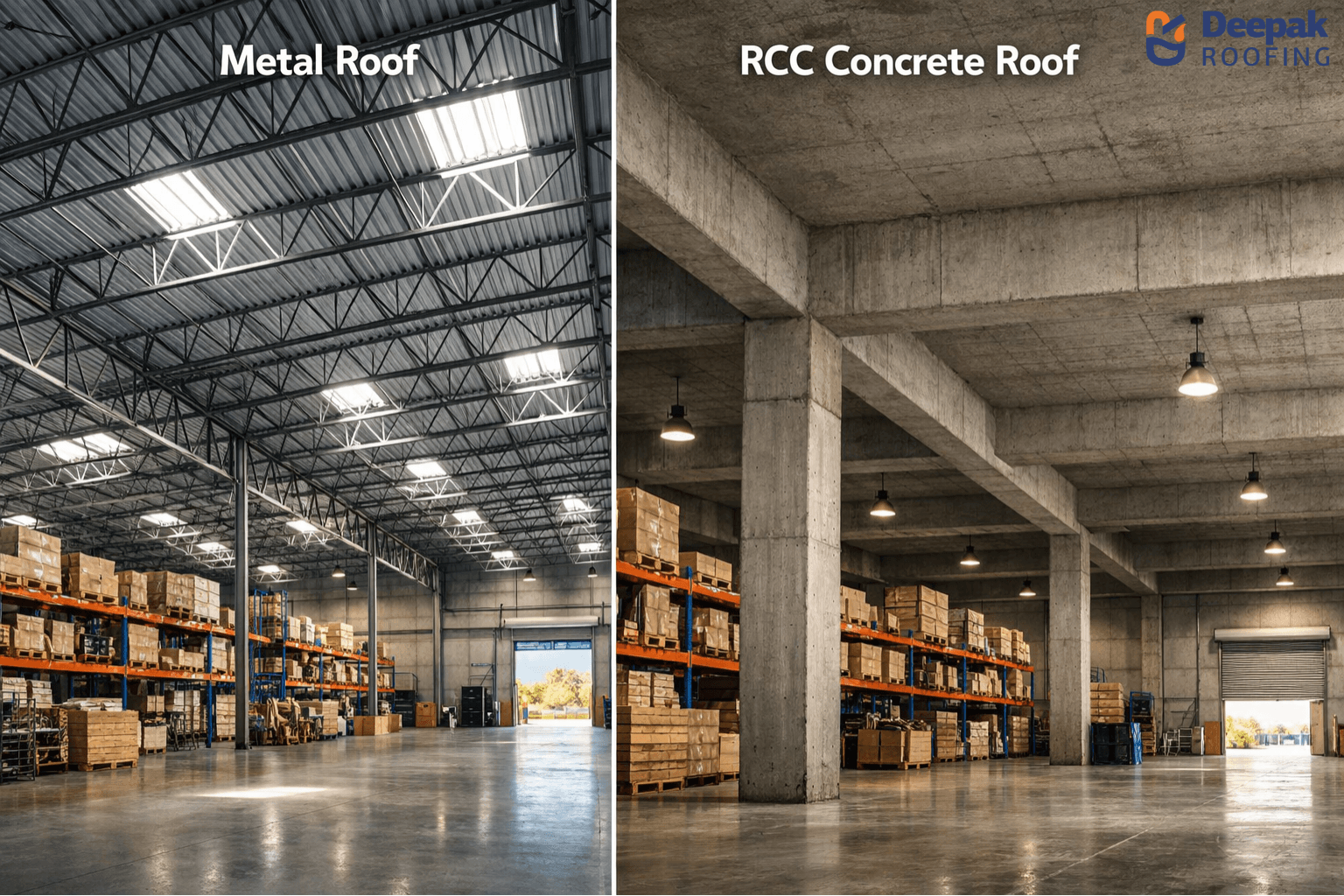 Roofing Sheets vs RCC Roof